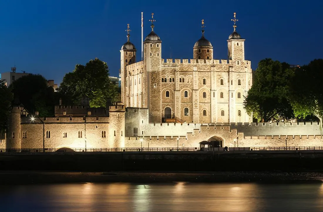 The Tower of London at night