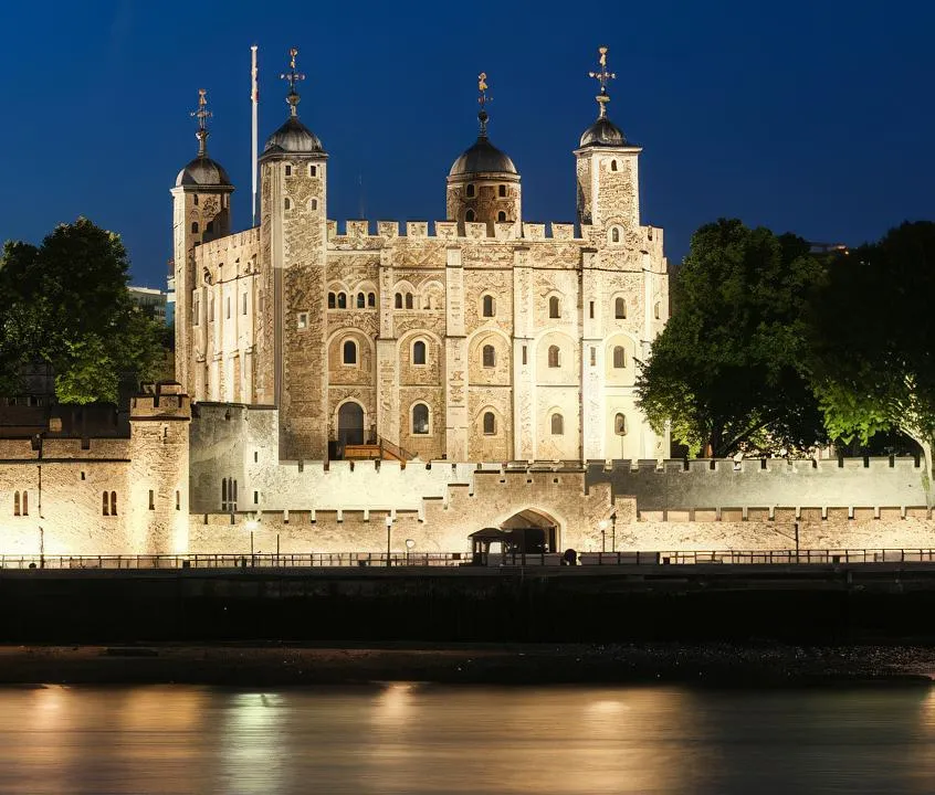 The Tower of London at night